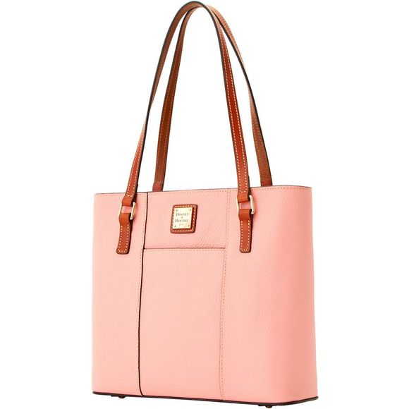 Dooney & Bourke Pebble Grain Small Lexington Bag - Pale Pink - Picture 2 of 4